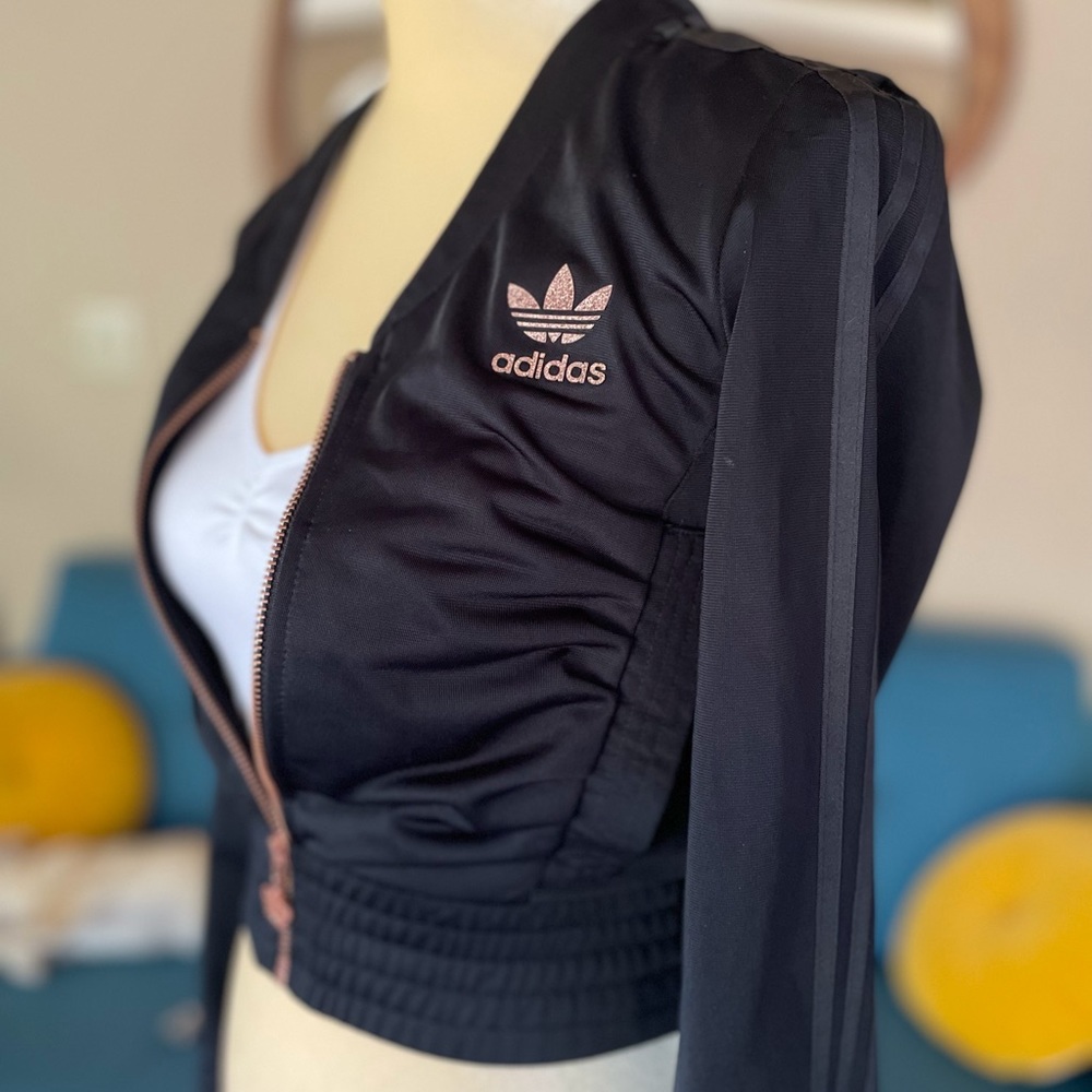 Adidas × missy Elliot  Black track Jacket